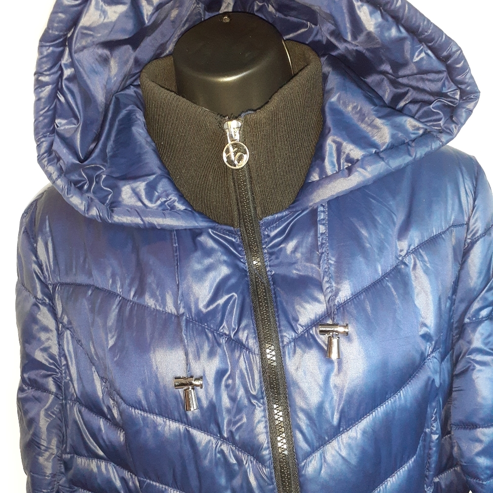 Xoxo Puffer Winter Coat Belt With Hood Size MEDIUM